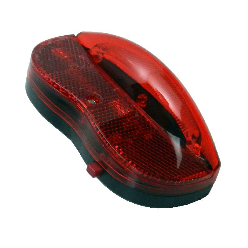 Tail Bright 3 Carrier/Rack Rear Light & Reflector