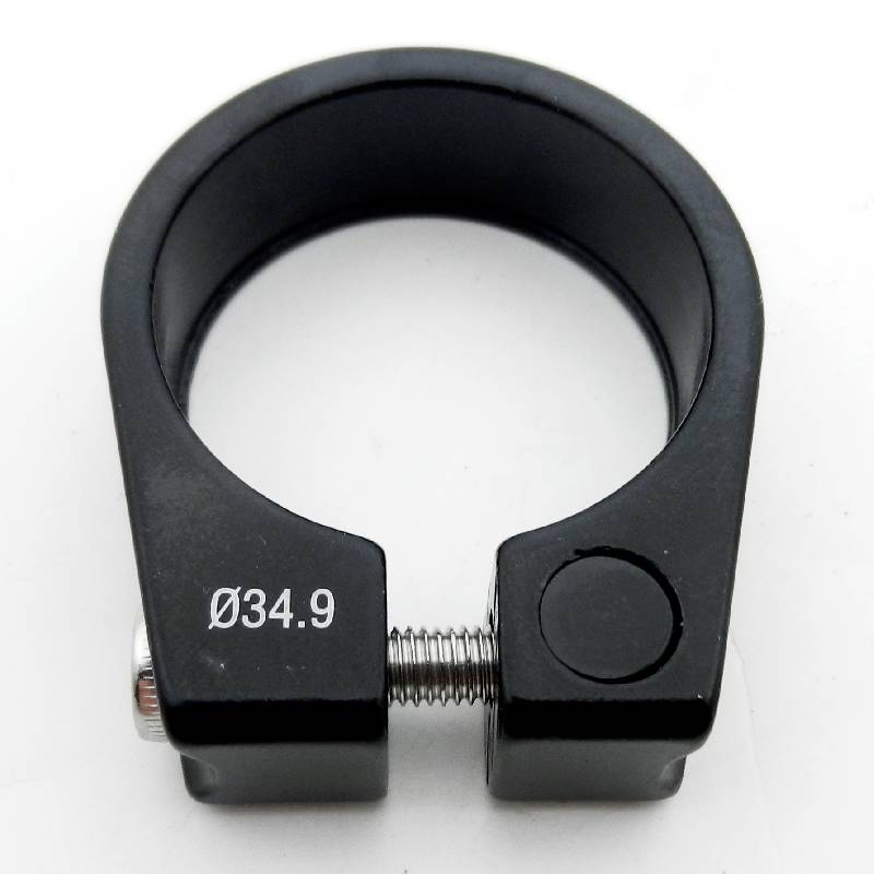 Level 34.9mm Alloy Seat Post Clamp Black