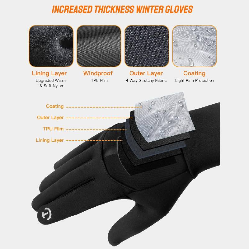 Winter Thermal Lightweight Cycling Glove - Medium