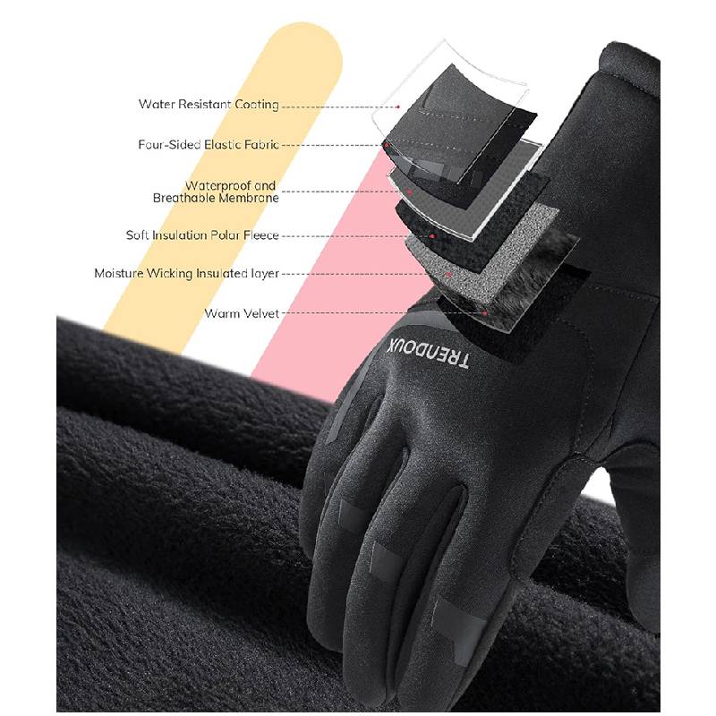 Thermal Touch Screen Cycling Glove - Medium