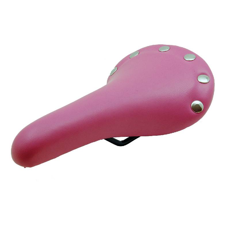 Retro Rivet Race Saddle - Pink