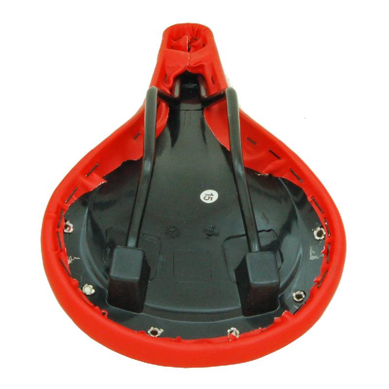 Retro Rivet Race Saddle - Red