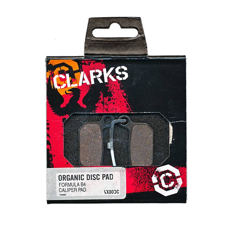 Clarks Formula B4 Caliper Organic Disc Pads
